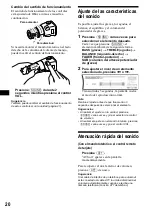 Предварительный просмотр 48 страницы Sony CDX-FW700 - Fm/am Compact Disc Player Operating Instructions Manual