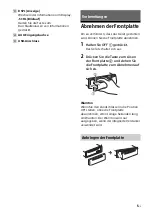 Предварительный просмотр 21 страницы Sony CDX-G1001U Operating Instructions Manual