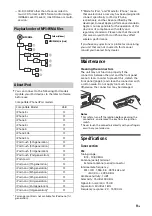 Предварительный просмотр 11 страницы Sony CDX-G1100U Operating Instructions Manual