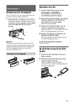 Предварительный просмотр 23 страницы Sony CDX-G1100U Operating Instructions Manual