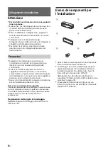 Предварительный просмотр 74 страницы Sony CDX-G1100U Operating Instructions Manual