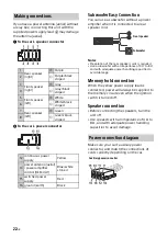 Предварительный просмотр 22 страницы Sony CDX-G1200U Operating Instructions Manual