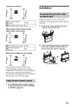 Предварительный просмотр 23 страницы Sony CDX-G1200U Operating Instructions Manual