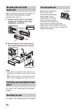 Предварительный просмотр 24 страницы Sony CDX-G1200U Operating Instructions Manual