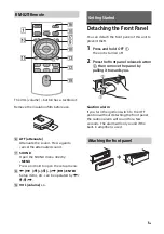 Preview for 5 page of Sony CDX-G2050UI Operating Instructions Manual