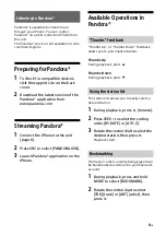 Preview for 11 page of Sony CDX-G2050UP Operating Instructions Manual