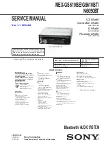 Preview for 1 page of Sony CDX-G3000UE Service Manual