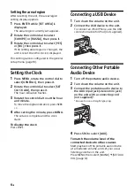 Preview for 6 page of Sony CDX-G3200UV Operating Instructions Manual