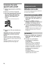 Preview for 60 page of Sony CDX-G3200UV Operating Instructions Manual