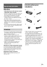 Preview for 77 page of Sony CDX-G3200UV Operating Instructions Manual