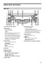 Предварительный просмотр 5 страницы Sony CDX-G3205UV Operating Instructions Manual