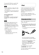 Предварительный просмотр 10 страницы Sony CDX-GS500R Operating Instructions Manual