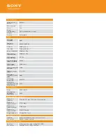 Preview for 4 page of Sony CDX-GS500R Specifications