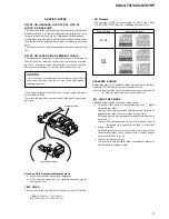 Предварительный просмотр 3 страницы Sony CDX-GT07 - Fm/am Compact Disc Player Service Manual