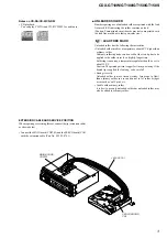 Предварительный просмотр 3 страницы Sony CDX-GT100 - Fm/am Compact Disc Player Service Manual