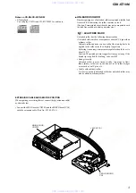 Предварительный просмотр 3 страницы Sony CDX-GT10M - Car Audio Service Manual