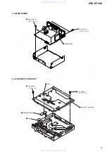 Предварительный просмотр 9 страницы Sony CDX-GT10M - Car Audio Service Manual