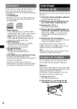 Предварительный просмотр 18 страницы Sony CDX-GT111 Operating Instructions Manual