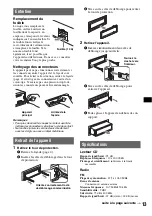 Предварительный просмотр 43 страницы Sony CDX-GT111 Operating Instructions Manual