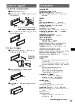 Предварительный просмотр 55 страницы Sony CDX-GT121 Operating Instructions Manual