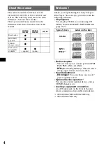 Preview for 4 page of Sony CDX-GT12W Operating Instructions Manual