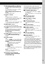 Preview for 7 page of Sony CDX-GT12W Operating Instructions Manual