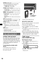 Preview for 10 page of Sony CDX-GT12W Operating Instructions Manual