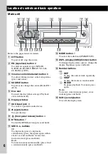 Preview for 6 page of Sony CDX-GT161 Operating Instructions Manual