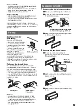 Предварительный просмотр 27 страницы Sony CDX-GT20 Operating Instructions Manual