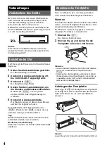 Предварительный просмотр 20 страницы Sony CDX-GT200 - Fm/am Compact Disc Player Operating Instructions Manual