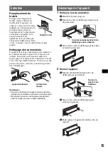 Preview for 49 page of Sony CDX-GT200 - Fm/am Compact Disc Player Operating Instructions Manual