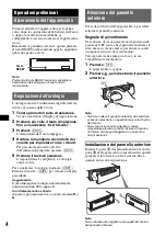 Предварительный просмотр 56 страницы Sony CDX-GT200 - Fm/am Compact Disc Player Operating Instructions Manual