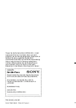 Предварительный просмотр 88 страницы Sony CDX-GT215C Operating Instructions Manual