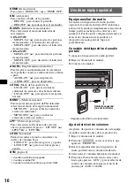 Предварительный просмотр 26 страницы Sony CDX-GT22W - Fm/am Compact Disc Player Operating Instructions Manual