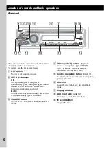 Предварительный просмотр 6 страницы Sony CDX-GT230 Operating Instructions Manual