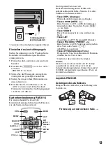 Предварительный просмотр 31 страницы Sony CDX-GT230 Operating Instructions Manual