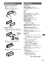 Предварительный просмотр 55 страницы Sony CDX-GT230 Operating Instructions Manual