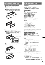 Предварительный просмотр 75 страницы Sony CDX-GT230 Operating Instructions Manual