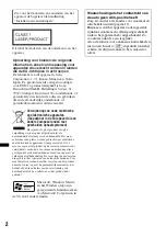 Предварительный просмотр 80 страницы Sony CDX-GT230 Operating Instructions Manual