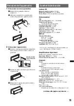 Предварительный просмотр 67 страницы Sony CDX-GT24 Operationg Instructions