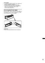 Предварительный просмотр 75 страницы Sony CDX-GT24 Operationg Instructions