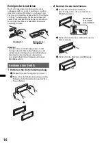 Предварительный просмотр 32 страницы Sony CDX-GT240 Operating Instructions Manual