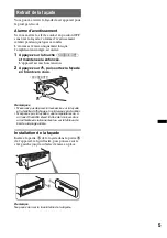 Предварительный просмотр 21 страницы Sony CDX-GT24W - Cd Receiver Mp3/wma Player Operating Instructions Manual