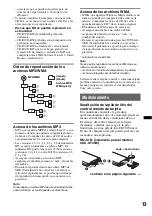 Предварительный просмотр 47 страницы Sony CDX-GT24W - Cd Receiver Mp3/wma Player Operating Instructions Manual