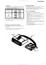 Предварительный просмотр 3 страницы Sony CDX-GT250M Service Manual