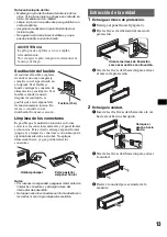 Предварительный просмотр 27 страницы Sony CDX-GT250S Operating Instructions Manual