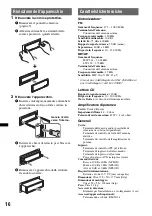 Предварительный просмотр 68 страницы Sony CDX-GT26 Operating Instructions Manual