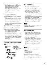 Предварительный просмотр 15 страницы Sony CDX-GT260MP Operating Instructions Manual