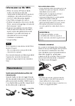 Предварительный просмотр 75 страницы Sony CDX-GT260MP Operating Instructions Manual