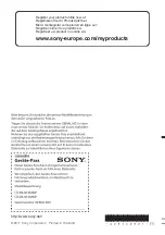 Предварительный просмотр 100 страницы Sony CDX-GT260MP Operating Instructions Manual